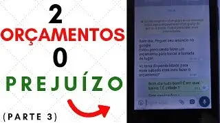 ORÇAMENTO P/CLIENTE na PRÁTICA- EVITEI PREJUÍZO