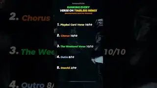 Ranking Every Verse on Timeless Remix