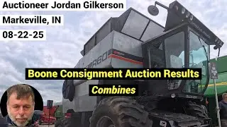 Auction Results Combines John Deere 9600 | 6620 - International 1440 - Gleaner R60 - 08-22-25