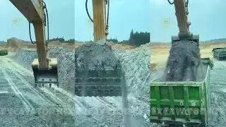 How To Excavators Load Soil Onto Trucks Professionally P987