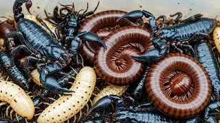 Catching Millipedes in the Forest 🐛 | Amazing Insect Discovery #insects #millipede