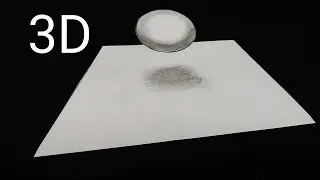 MOST EASY|3D DRAWING|IN 2MINUTE|3D FLOATING BALL|OPTICAL ILLUSION SKETCH