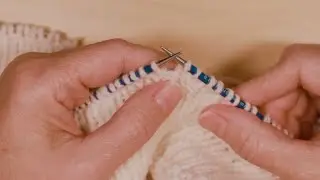 Norwegian Purl Through the Back Loop
