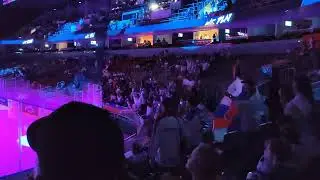 Switzerland vs Slovakia, WC 2023. Show before the game. Arena Riga, 18.05.2023.