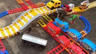 Mencari dan Merakit kereta api diesel classic adaptation, kereta api Thomas and Friends trackmaster