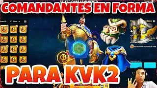 ARREGLAMOS TODO PARA KVK 2 - EQUIPAMIENTOS Y FORMACIONES - RISE OF KINGDOMS