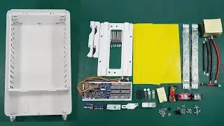 51.2V 100AH  Wall-mounted home energy storage DIY tutorial