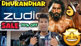 Zudio Sale Shpping 🛍️| Watch DHURANDHAR movie | what a film 😱| jeans only 299rs