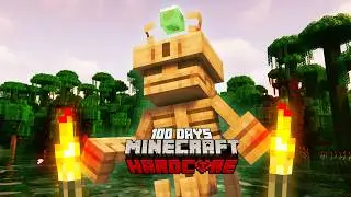 I Spent 100 Days In The Amazon Jungle In Hardcore Minecraft...