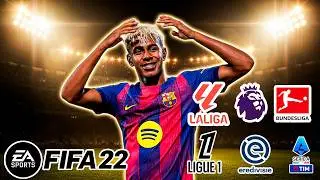 O PATCH MAIS REALISTA DO FIFA 22 😱 ATUALIZADO 2026 COM UNIFORMES E FACES GR&Aacute;TIS