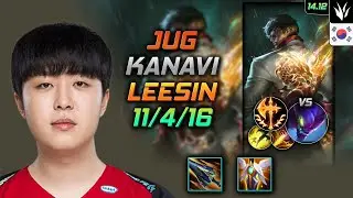 Lee Sin Jungle Build Kanavi Sundered Sky Conqueror - LOL KR Challenger Patch 14.12