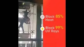 Glass Anti Heat Coating at Mahindra Showroom