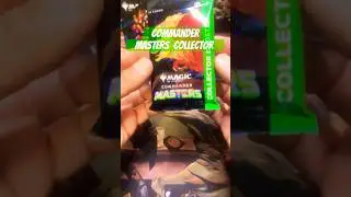 Amazing pack big hits! MTG Commander Masters collector booster #magicthegathering #boosterpacks