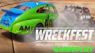 Wreckfest gameplay (No Commentary)