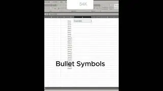 How to Add Bullet Symbols in Excel | Quick and Easy Tutorial #excel