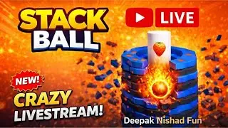 🔴 LIVE Stack Ball King 👑 | Pro Level Gameplay 💥