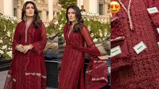 Azure Embroided Chiffon Collection/Formal Dress by Azure/Full Review video #onlineshoppig