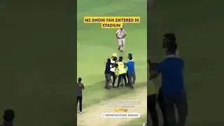 MS DHONI FAN ENTERED IN STADIUM #MSDHONIFAN #CRICKET #IPL