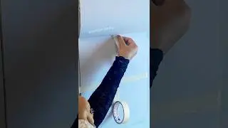 🎨 Easy Painting Idea | Masking Tape Art | Sunset Cityscape 🌆 #art #drawing #shorts