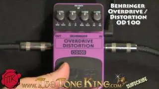 Bugera Behringer OD100 Overdrive / Distortion Pedal Boss OS2 OS-2 OD-100