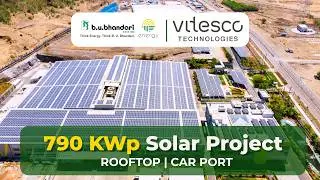 Solar Carport for Vitesco Technologies at Talegaon MIDC, Maharashtra