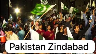 Rallies by the public in Pakistan to show solidarity with the Pakistan Army : Karachi Pakistan
