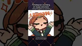 Base Emote Timelapse #Emotes #DigitalArt #ArtCommissions