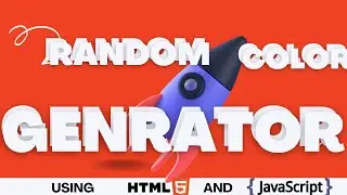 Random Color genrator using html and javascript | #javascript #projects #coding  #webdevelopment
