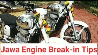 Jawa Motorcycles - Engine Break-in Tips