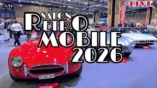 [🇫🇷Paris Live] Salon Retro Mobile 2026 (avant-première l'exposition) Live Streaming 27/January/2026