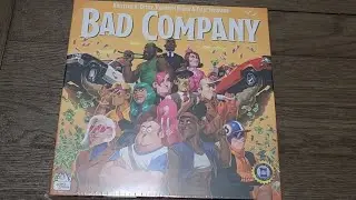 Bad Company Board Game Unboxing