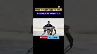 Robotic Mule. Robotic Mule by Bhairav Robotics. Made in India Robotic Mule. #shorts
