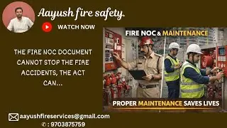 FIRE NOC Will Not Stop Fire Accidents &ndash; Proper Maintenance Will.
