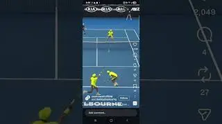 tennis amazing point