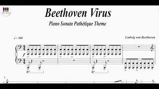 Beethoven Virus, Piano Sonata Path&eacute;tique Theme
