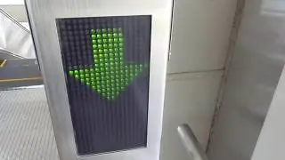 門司駅北口自由通路のエスカレーター