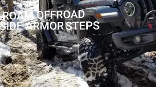 ROAM OFFROAD JL RUBICON SIDE ARMOR STEPS