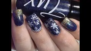 Easy Nail Art | Winter Holiday Nails