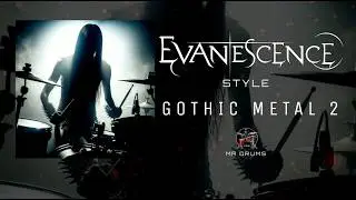 Gothic Metal Drums | Evanescence Style | 138 BPM