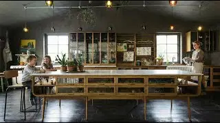 'The Haberdasher's Kitchen' Industrial Rustic, Modern Kitchen #interiordesign by deVOL Kitchens
