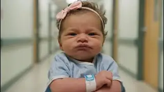 Mad Baby &ldquo;My Daddy&rsquo;s in Jail Series&rdquo; #funny #talkingbaby #interview #newborn #babygirl