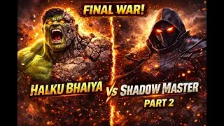 HALKU BHAIYA vs SHADOW MASTER 😱 | PART 2 | AI