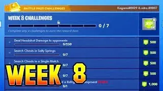 Fortnite Week 8 Challenges LEAKED! ALL Challenges Guide (Season 4)