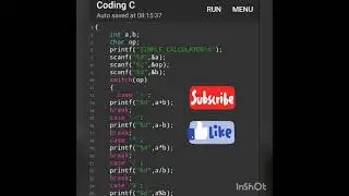 simple calculator with c language||coding with bsg#calcula#clanguagetutorial #ctutorialforbeginners