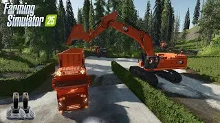 FS25 Logging Madness: The Sawmill Can&rsquo;t Keep Up! (Ep3) Farming Simulator 25