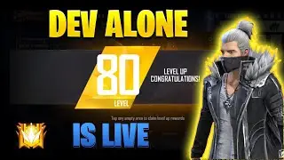 ONEHAND GAMEPLAY - FREE FIRE LIVE - DEV ALONE IS BACK - Garena Free Fire