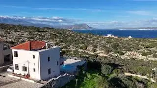 H-2017 - Kreta - Chania - Kokkino Chorio - Villa mit Pool, Meer- und Bergblick nahe Koutalas Beach