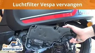 Luchtfilterelement Vespa vervangen (Sprint, Primavera & LX50) | Montagevideo - De Scooter Shop