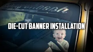 Die-Cut Vinyl Windshield Banner Installation on my 2003 Subaru WRX