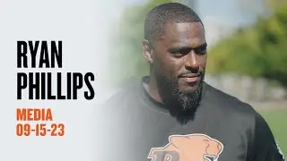 Post-Practice September 15 | DC Ryan Phillips